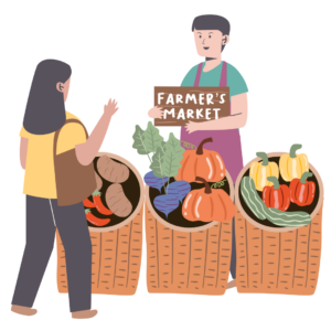 Venez nous rencontrer au marché !